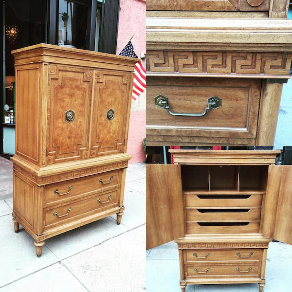 Thomasville armoire 2024 with drawers